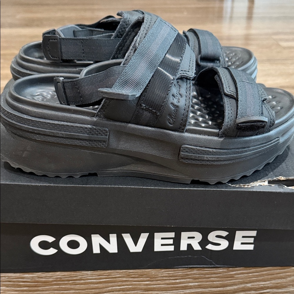 Converse Black Strap Sandals